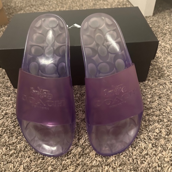 Coach jelly slides - Picture 1 of 5
